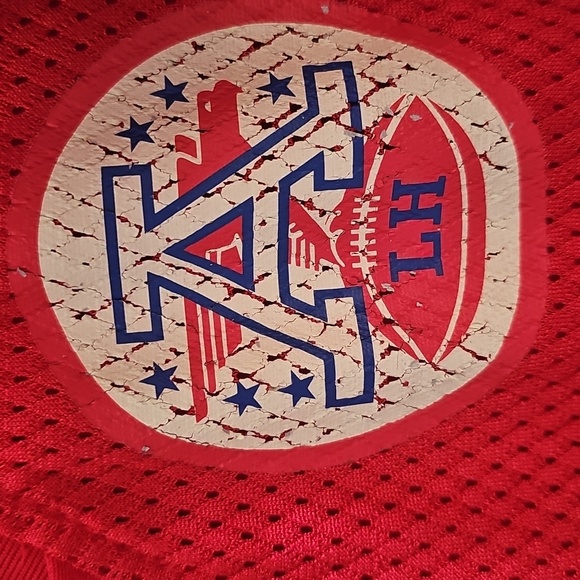 NFL authenic CHIEF JERSEY Red On-Field Jersey with White Logo - Picture 4 of 16